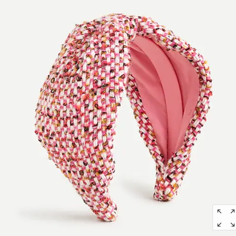 J Crew Tweed Wide Knot Headband